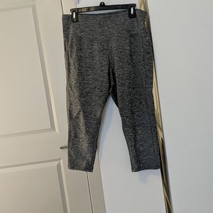 Gray Cropped Leggings